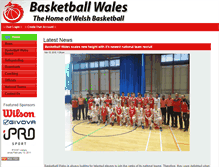 Tablet Screenshot of basketballwales.com